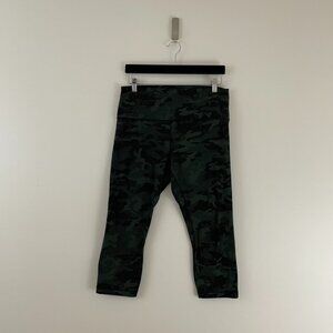 Lululemon Align Crop 21" Leggings in Incognito Camo Green Size 12